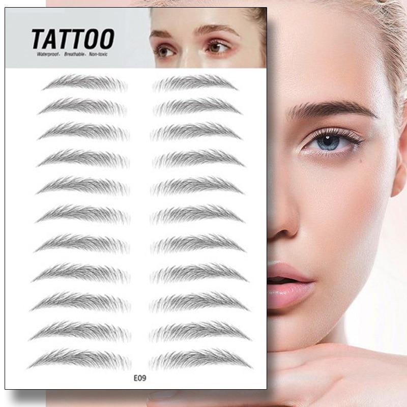 4D Waterproof Eyebrow Tattoo Stickers